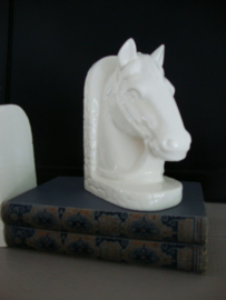 Vintage boekensteunen paard - VERKOCHT