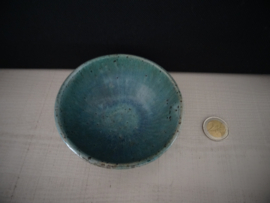 Keramiek schaaltje - blauw - gemerkt
