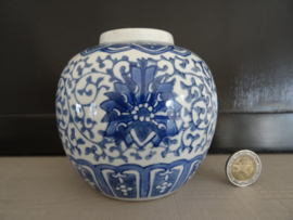 Gemberpot Chinees - blauw/wit - VERKOCHT