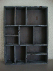 Letterbak vergrijsd hout - VERKOCHT
