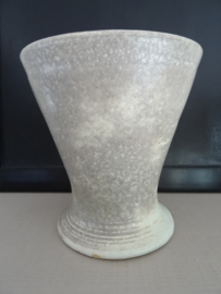 Vintage bloempot - grijs/groen