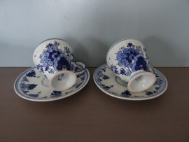 Kop en schotel Delfts blauw - Set van 2 - VERKOCHT
