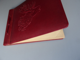 Vintage fotoalbum - hert - VERKOCHT