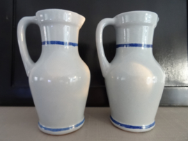 Vintage kruikjes - blauw - VERKOCHT
