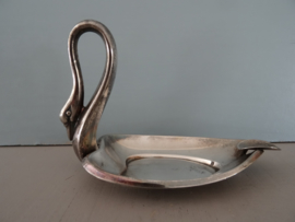 Asbak - zwaan - vintage - VERKOCHT