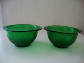 Groene schaaltjes vintage - VERKOCHT