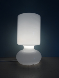 Vintage Ikea Lykta mushroom design lamp - wit glas - VERKOCHT
