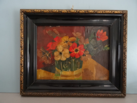 Schilderij vintage - bloemen - VERKOCHT
