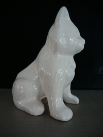Vintage bloempotje poes - kat - VERKOCHT