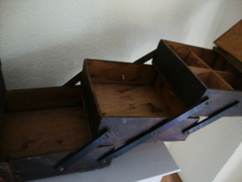 Grote houten naaikist - VERKOCHT
