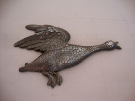 Vintage wand(vogel) - metaal - VERKOCHT