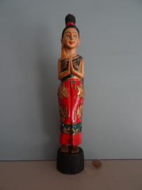 Sawadee beeldje - Thailand - hout - VERKOCHT