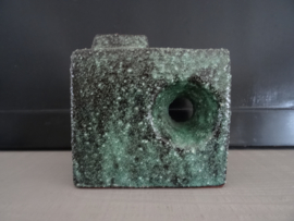Vintage vaasje groen - VERKOCHT