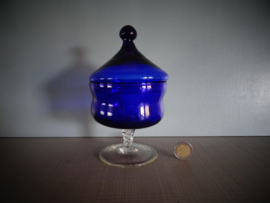 Bonbonniere - blauw glas