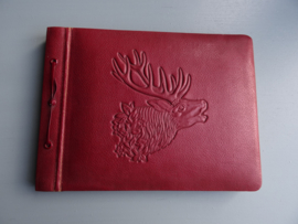 Vintage fotoalbum - hert - VERKOCHT
