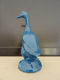 Beeldje eend - blauw - VERKOCHT