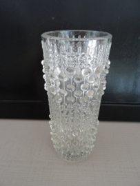 Candlewax vaas - Frantisek Pecency - vintage - glas - VERKOCHT