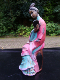 Beeldje Japanse vrouw - VERKOCHT