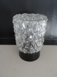 Vintage plafonniere - glas - VERKOCHT