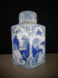 Gemberpot blauw/wit - Chinees - VERKOCHT
