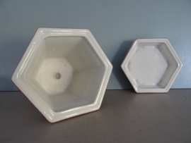Bloempot met onderschotel - Chinees - VERKOCHT