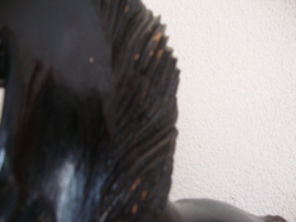 Houten beeld paard - VERKOCHT