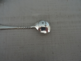 Vintage peper- en zoutstel - verzilverd - met losse lepels - VERKOCHT