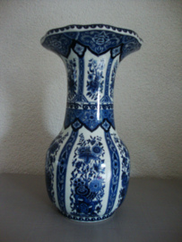 Vaas blauw wit Delfts - Royal Sphinx Boch - VERKOCHT