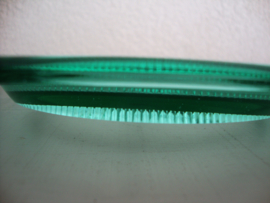 Vintage glazen schaaltjes - bonbonschaaltjes - groen glas - VERKOCHT