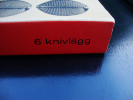 Vintage messenleggers - kaarthouders - Zweden - glas - groen - VERKOCHT