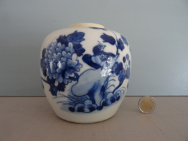 Gemberpot - blauw/wit - VERKOCHT