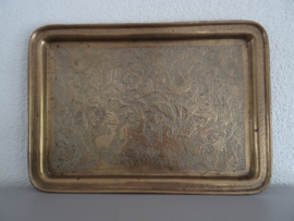 Dienblad - koper of messing - VERKOCHT