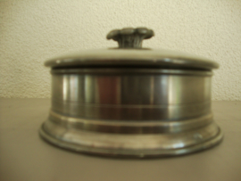 Tinnen pot met deksel - Gelria tin - Royal Dutch Pewter - VERKOCHT