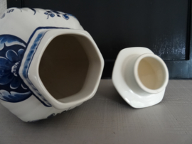 Delfts blauwe dekselpot - VERKOCHT