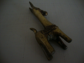 Vintage beeldje ezel - koper/messing - VERKOCHT