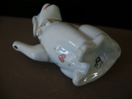 Vintage theepotje - kindertheepotje - hondje - VERKOCHT