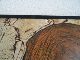 Schilderij - prent op hardboard - VERKOCHT
