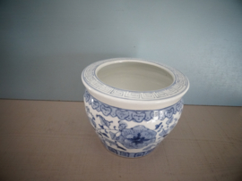 Bloempot Chinees - blauw/wit - VERKOCHT