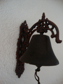Gietijzeren bel rustiek - VERKOCHT