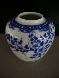 Gemberpotje blauw wit - VERKOCHT