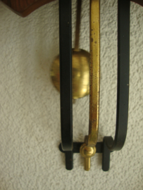 Vintage klok wandklok met slinger - Orfac - VERKOCHT