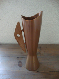 Koperen vaasje - Deens design - VERKOCHT