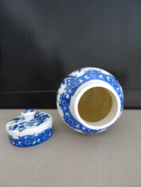 Tabakspotje blauw/wit - VERKOCHT