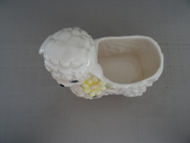 Vintage bloempotje schaap - VERKOCHT