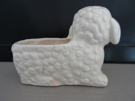 Vintage bloempotje schaap - VERKOCHT