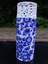 Delfts blauwe vaas - Delfleur Holland - Handpainted - VERKOCHT