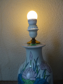 Lampvoet - Chinees - bloemen - vintage - VERKOCHT