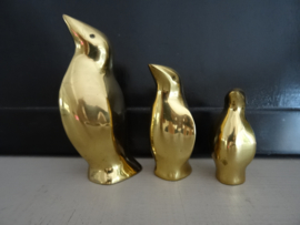 Set messing pinguins - VERKOCHT