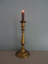 Vintage koperen kandelaar - VERKOCHT