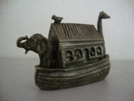 Tinnen beeldje - Ark van Noach - VERKOCHT